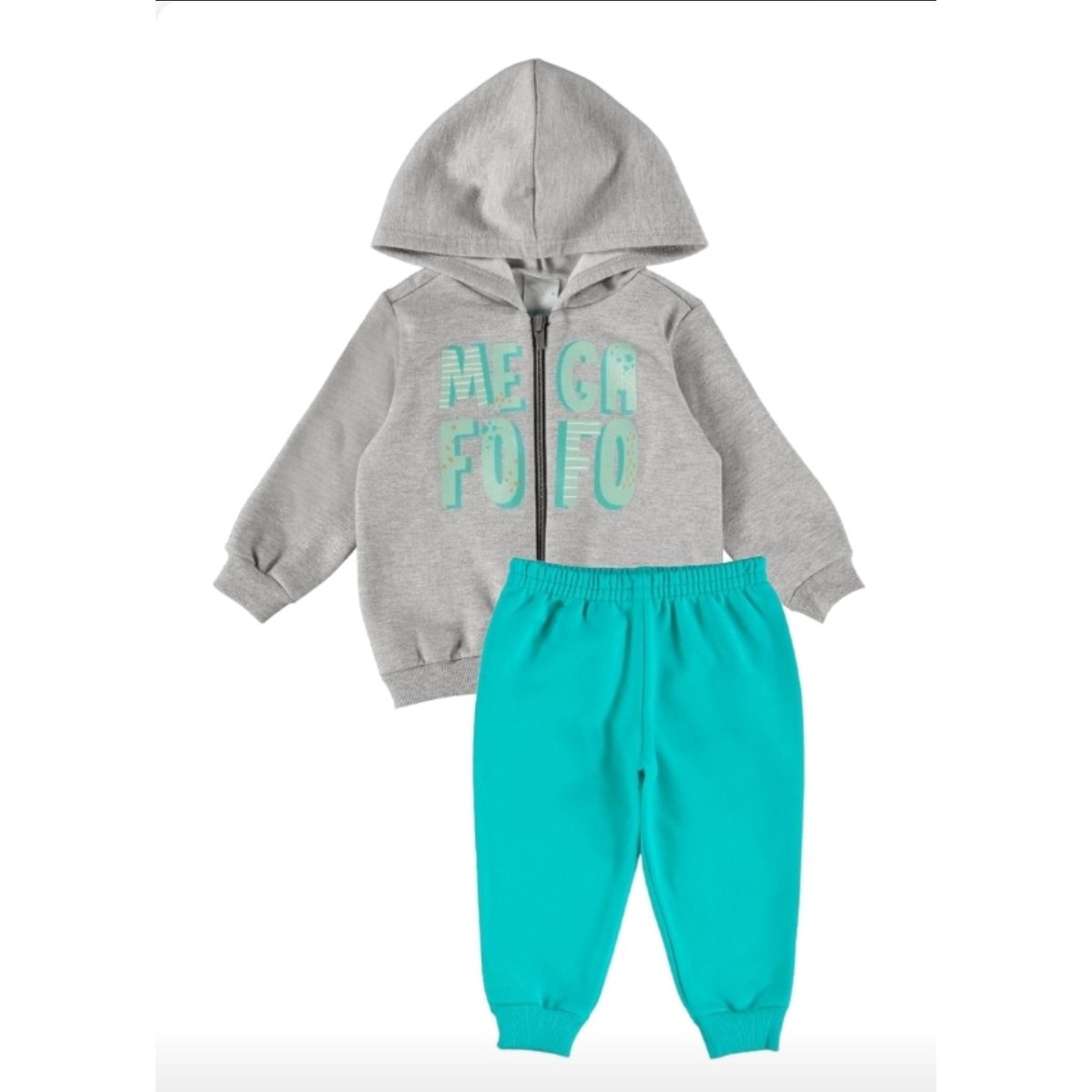 Conjunto Infantil 2pçs Manga Longa Malwee Kids Let... - Fátima Modas