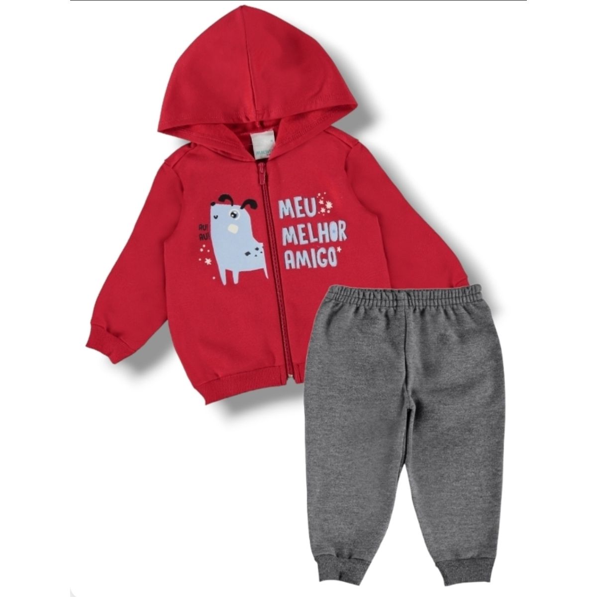 Conjunto Infantil 2pçs Manga Longa Malwee Kids Ami... - Fátima Modas