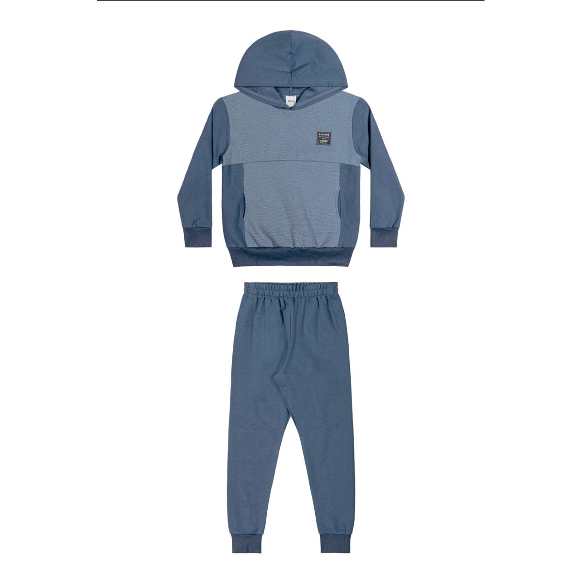 Conjunto Infantil Menino Blusão Texturizado Elian ... - Fátima Modas