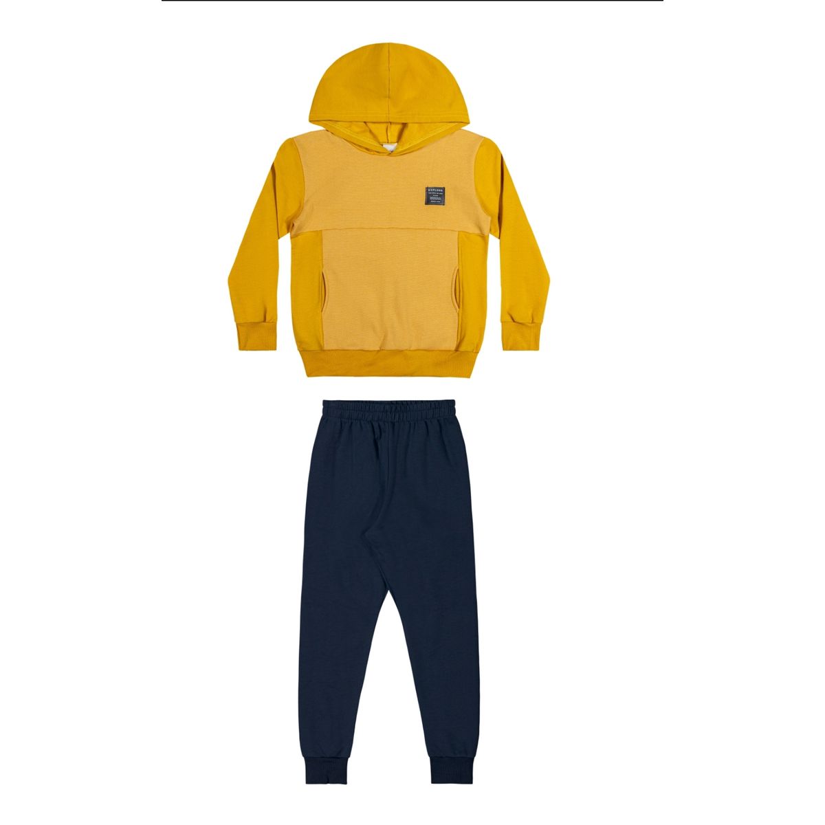 Conjunto Infantil Menino Blusão Texturizado Elian ... - Fátima Modas