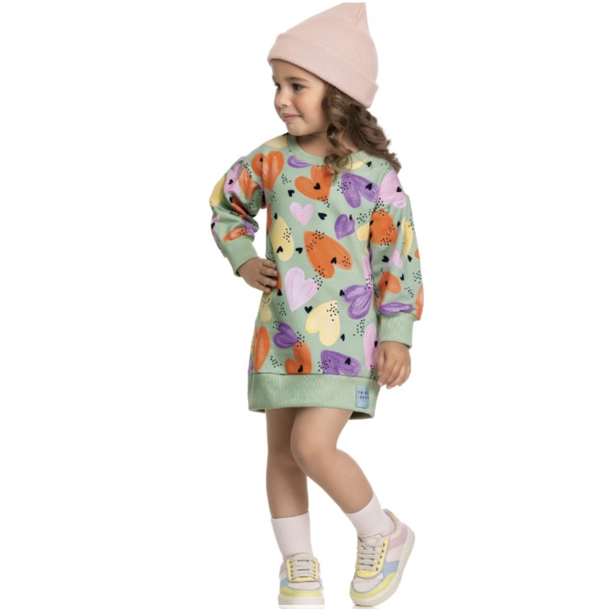 Vestido Coração Elian - Fátima Modas