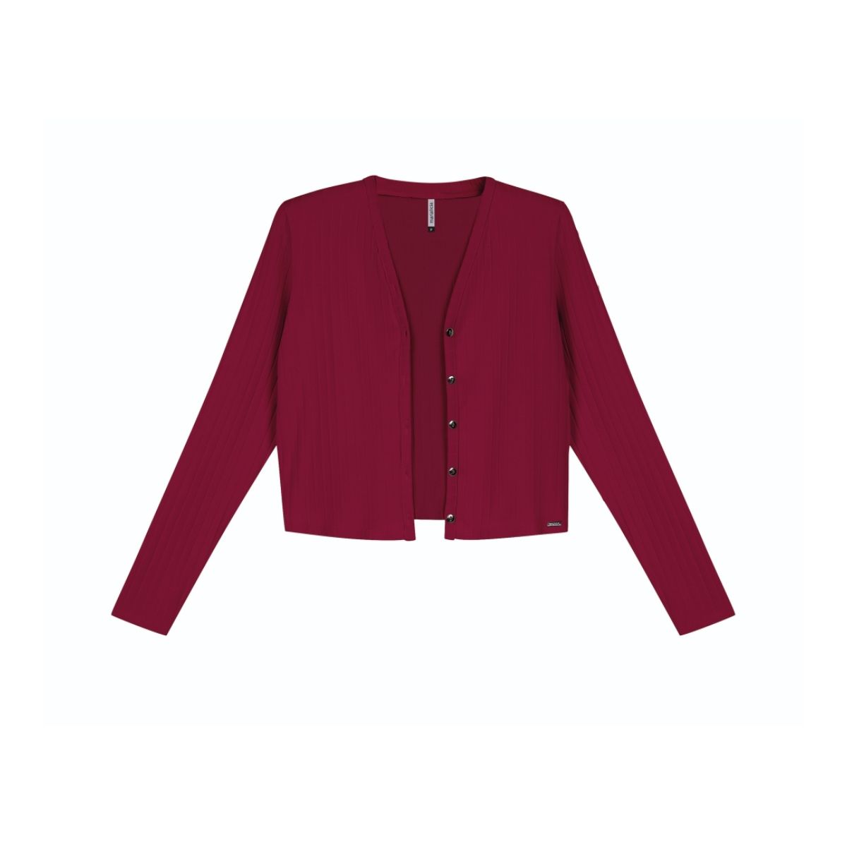 CARDIGAN COM REGATA FEMININO Cereja - Fátima Modas