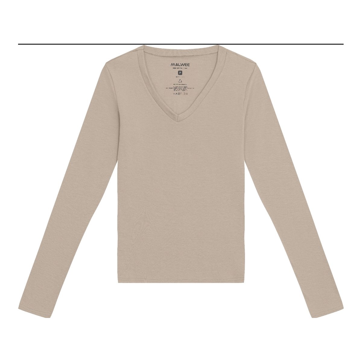 Blusa Básica Feminina Manga Longa Cotton Light - Fátima Modas
