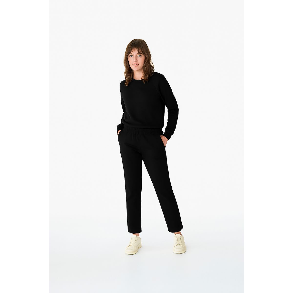 Conjunto Feminino Calça Bolso Faca Em Moletom Stre... - Fátima Modas