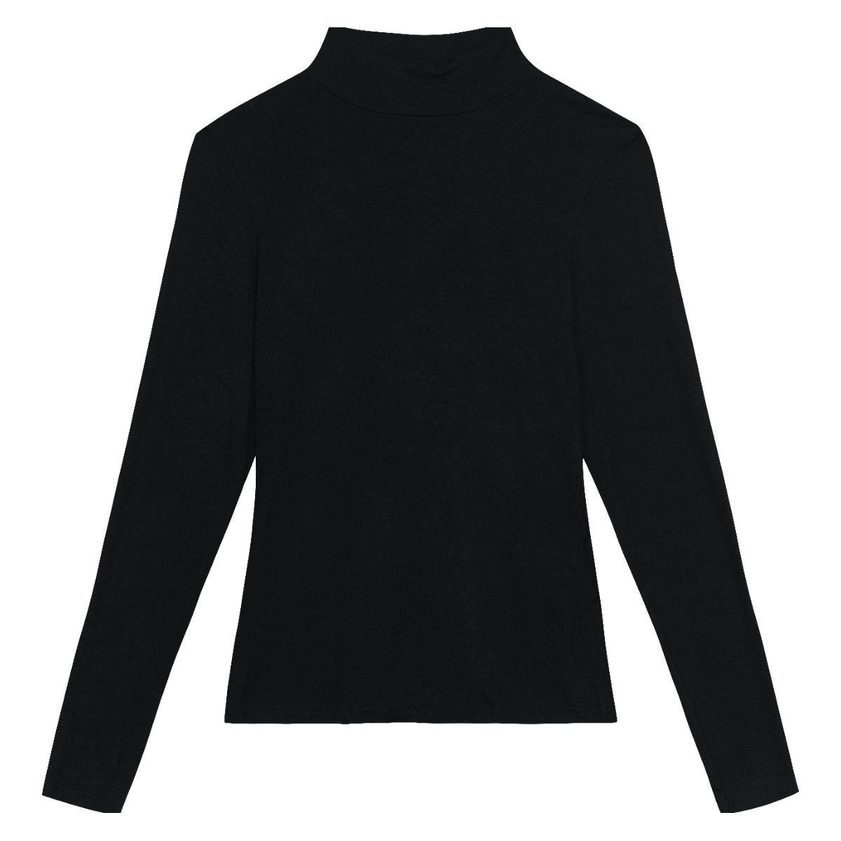 Blusa Básica Feminina Gola Alta Em Malha Viscose S... - Fátima Modas