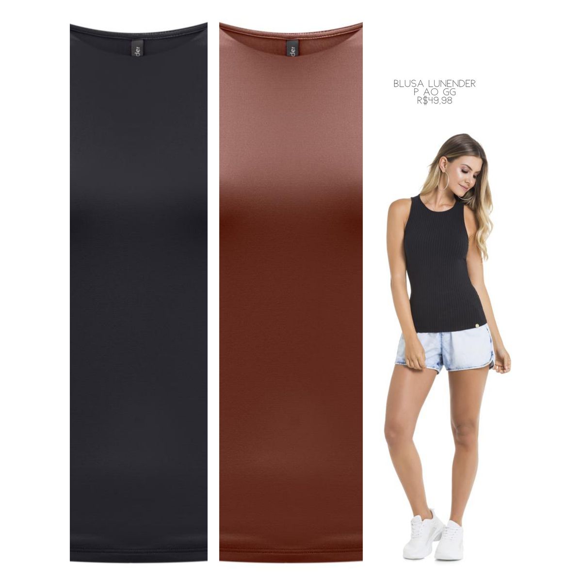 BLUSA REGATA LUNENDER - Fátima Modas
