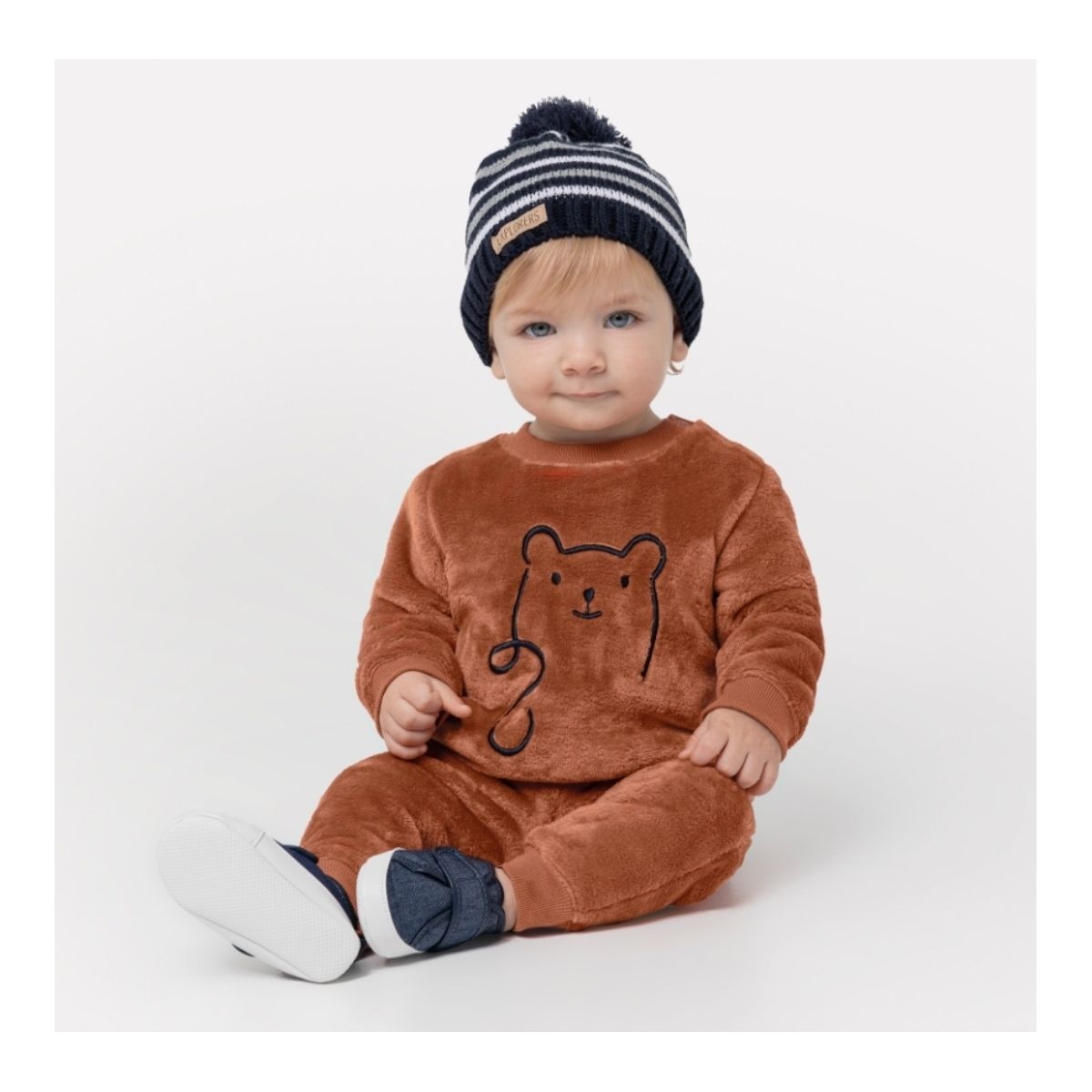 Conjunto Carinhoso Urso - Fátima Modas