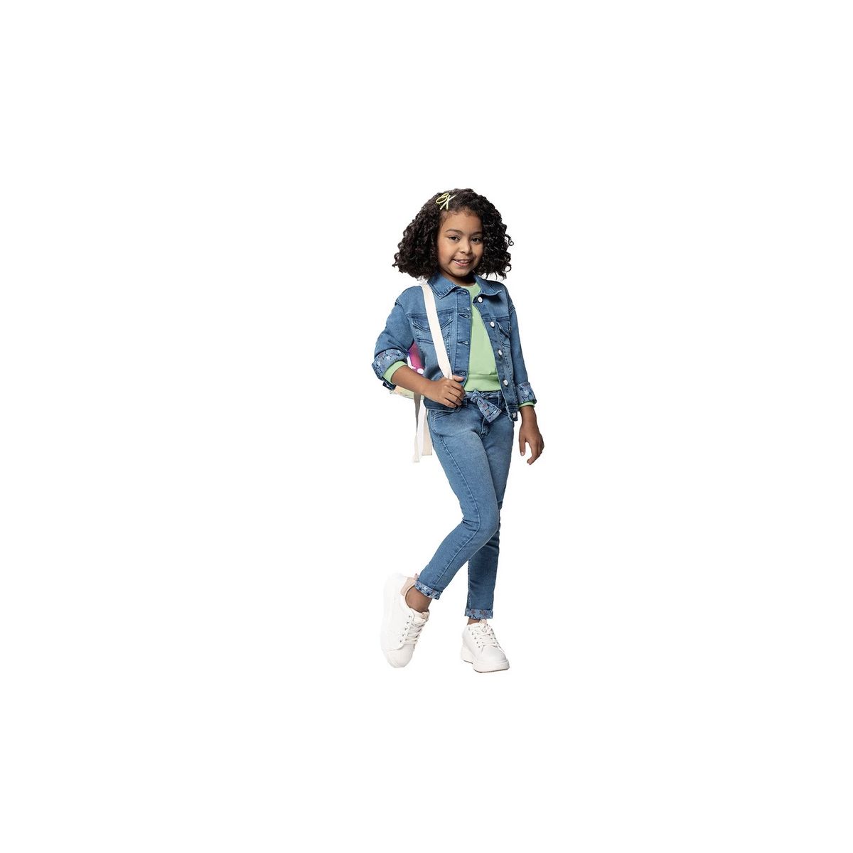 Jaqueta Carinhoso jeans - Fátima Modas