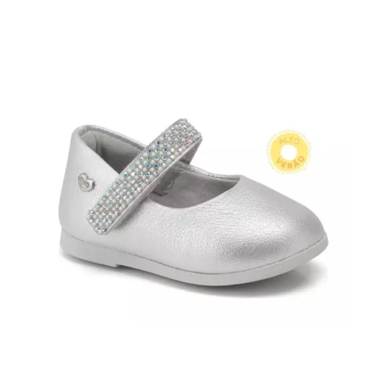 Sapatilha Infantil Klin Princesa Baby Pérolas - Pr... - Fátima Modas