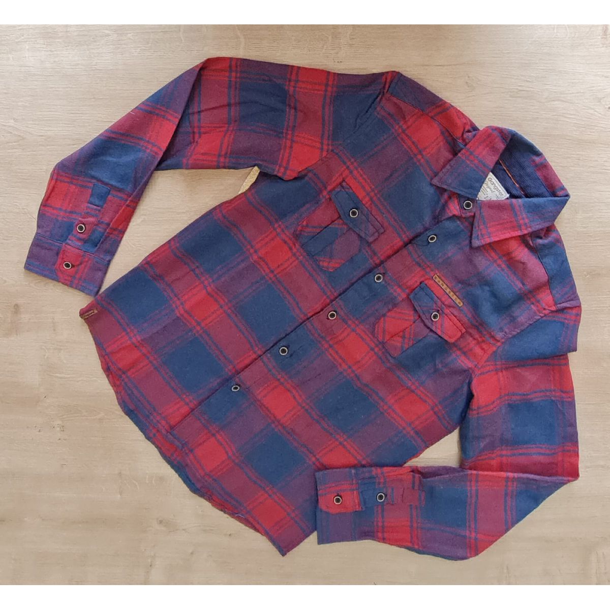 CAMISA MANGA LONGA XADREZ FLANELADA GANGSTER - Fátima Modas