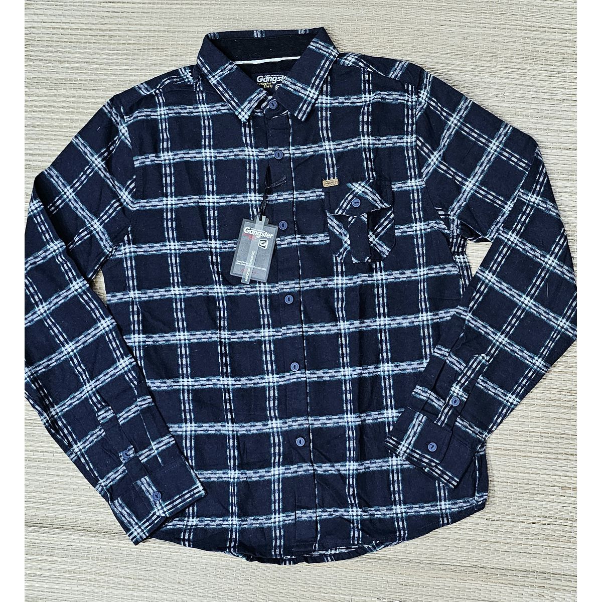 Camisa Flanelada Xadrez - Fátima Modas