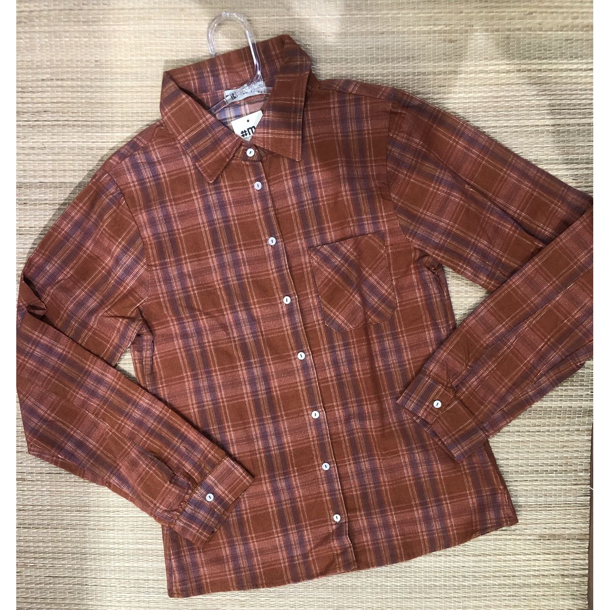 Camisa xadrez feminina - Fátima Modas