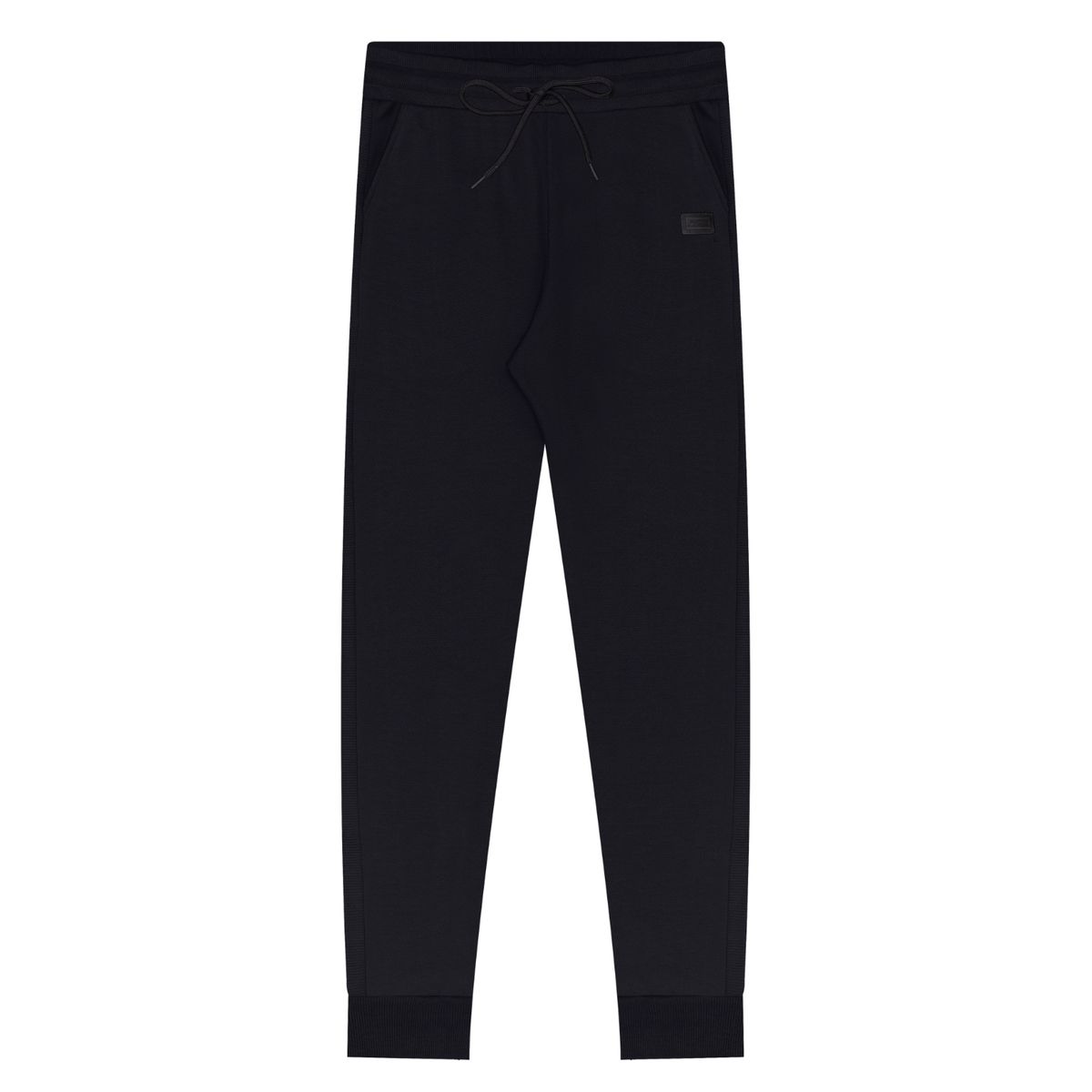 Calça Slim Em Moletom Felpado De Algodão Com Bolso... - Fátima Modas