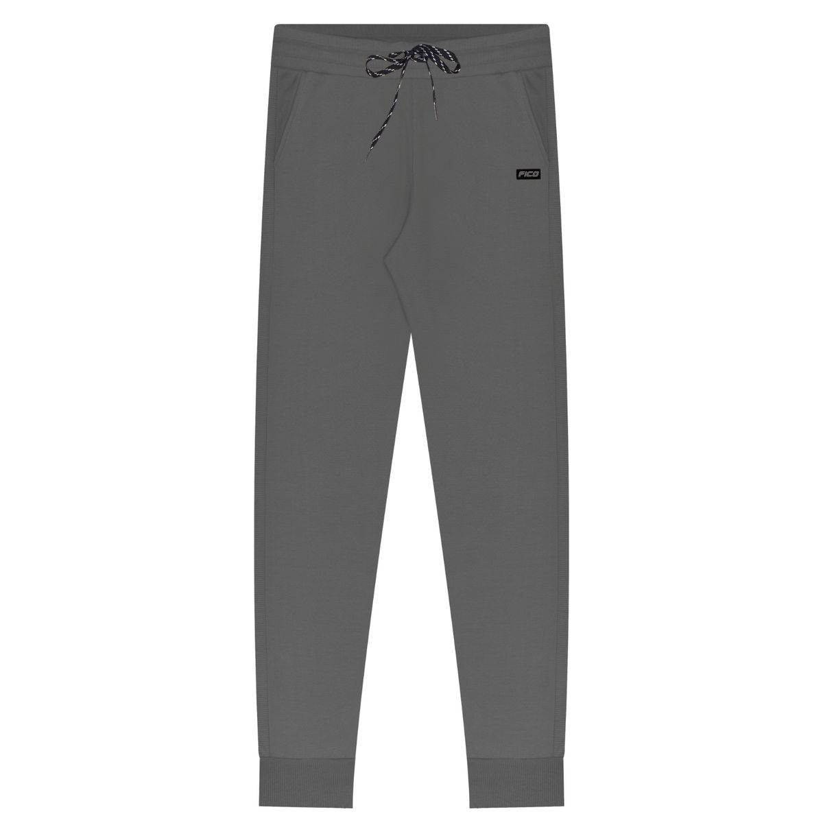 Calça Slim Com Cadarço Em Moletom De Algodão Respo... - Fátima Modas