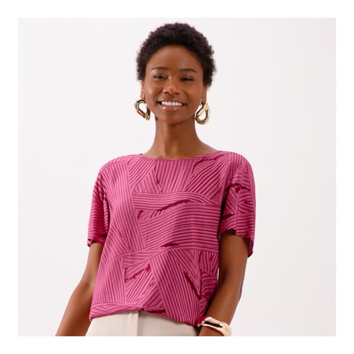 Blusa Lunende Rayon - Fátima Modas
