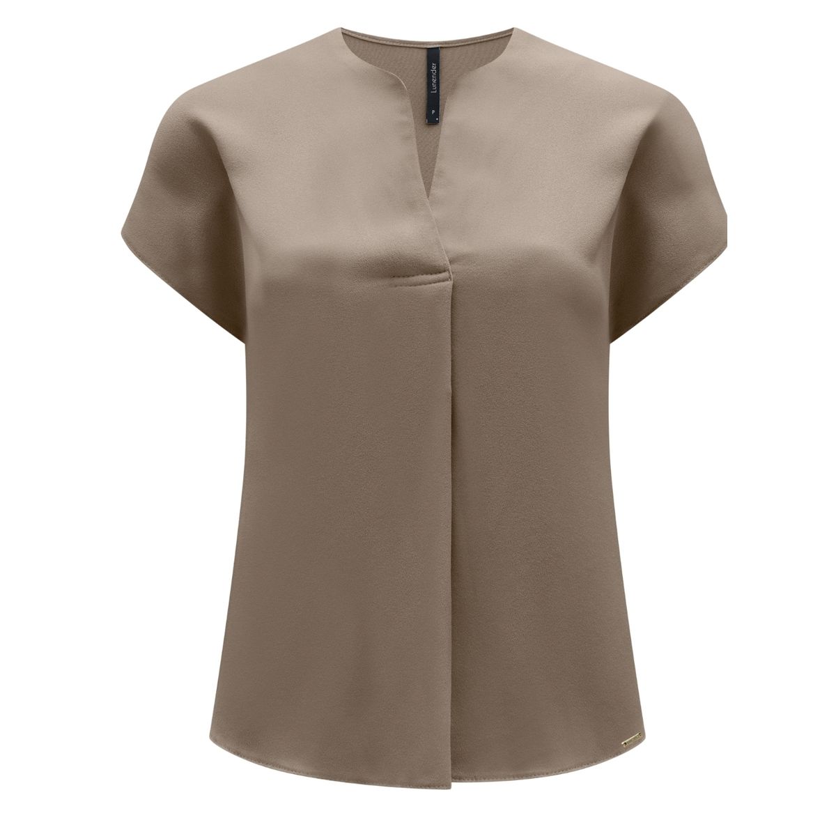 BLUSA TECIDO CREPE ZURIQUE Marrom - Fátima Modas