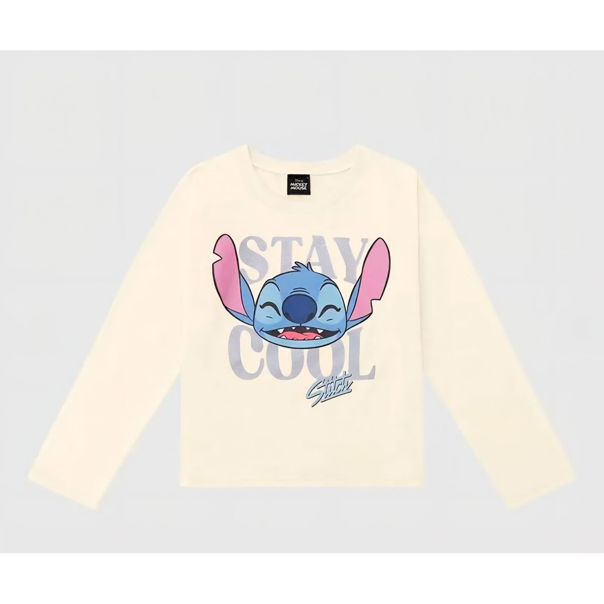 Blusa Infantil Menina Manga Longa Stay Cool Stitch... - Fátima Modas