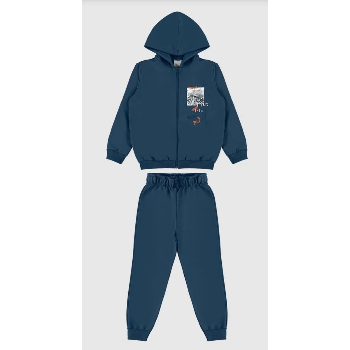 Conjunto Longo Infantil Menino Em Moletom Flanelad... - Fátima Modas