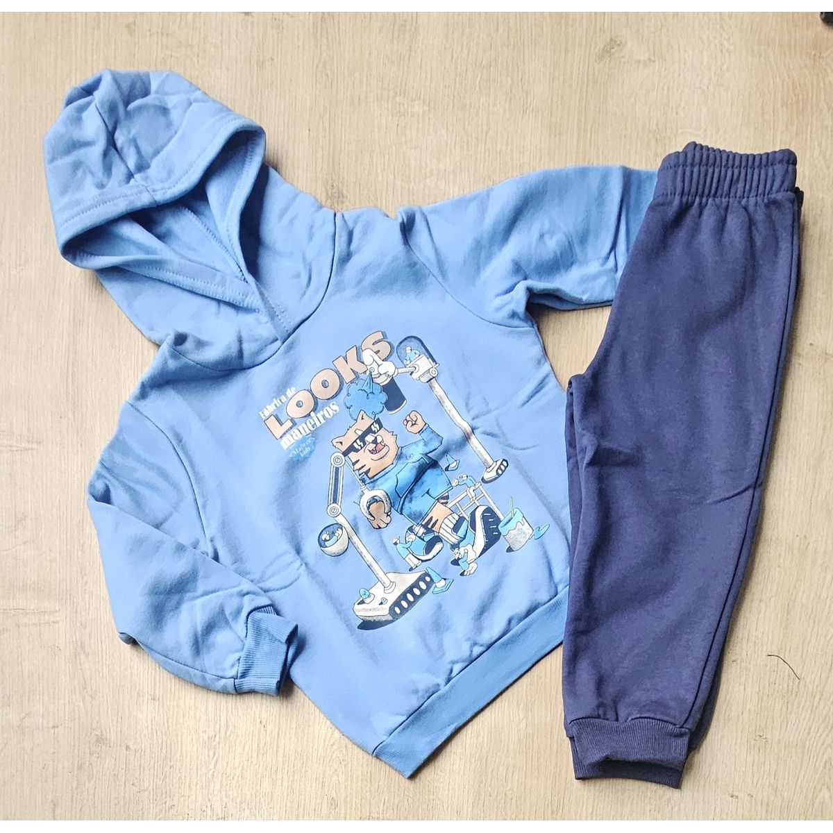 Conjunto Longo Infantil Menino Blusão E Calça Mole... - Fátima Modas