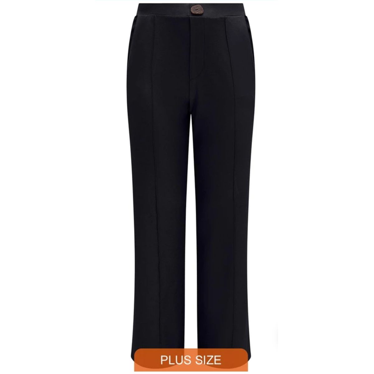 Lunender Mais Mulher - Calça Flare com Bolsos em M... - Fátima Modas