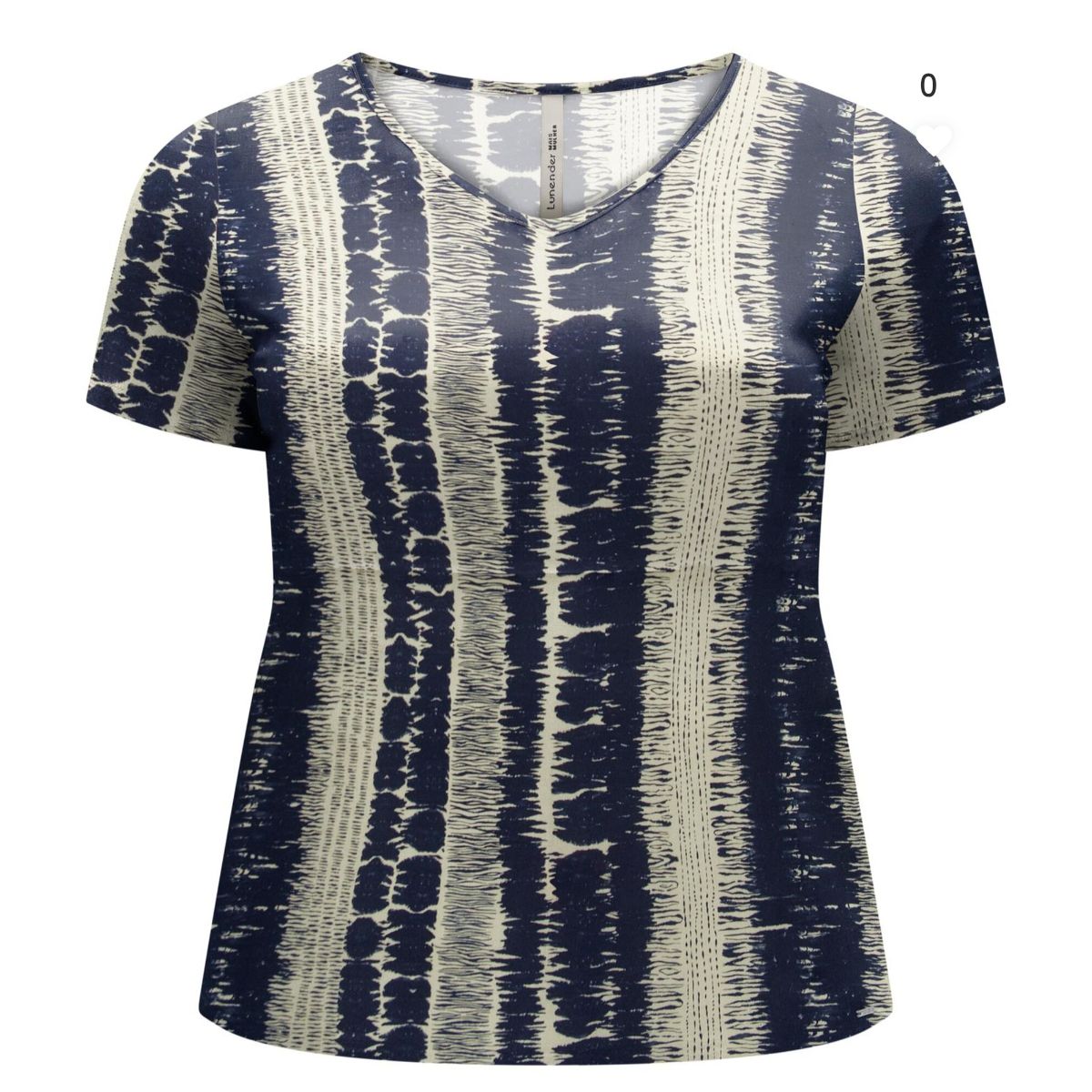 Blusa Estampada De Mangas Curtas Plus Size Em Malh - Fátima Modas