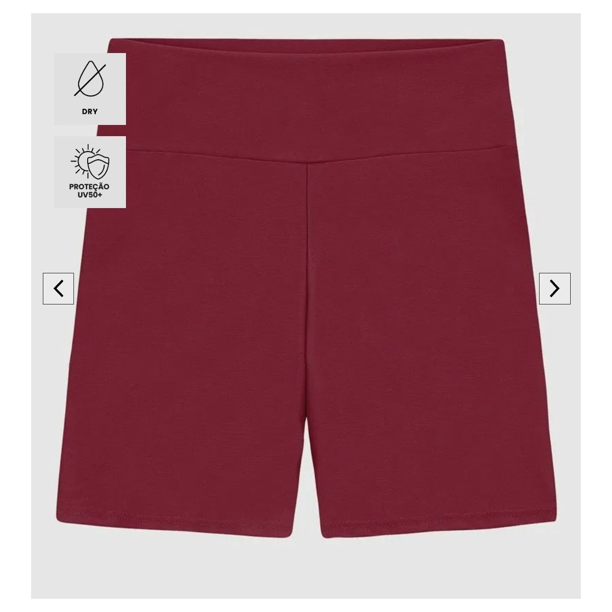 Shorts Justo Feminino Bolso Costas Em Malha Dry - ... - Fátima Modas