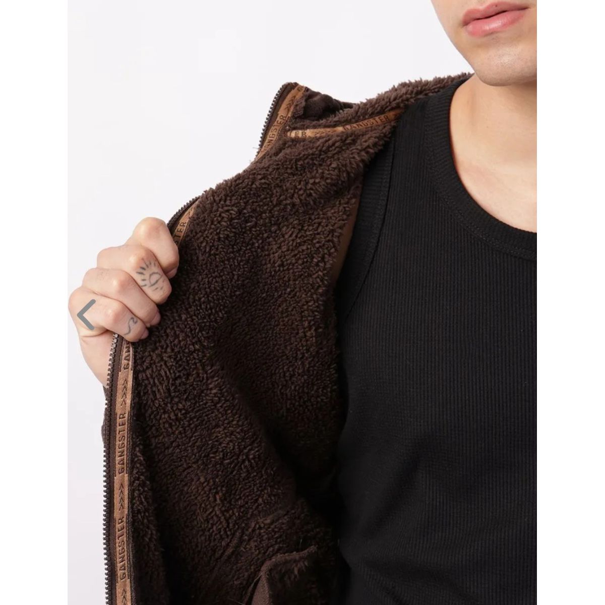 Jaqueta Moletom Masculina Gangster Peluciada Jacqu... - Fátima Modas