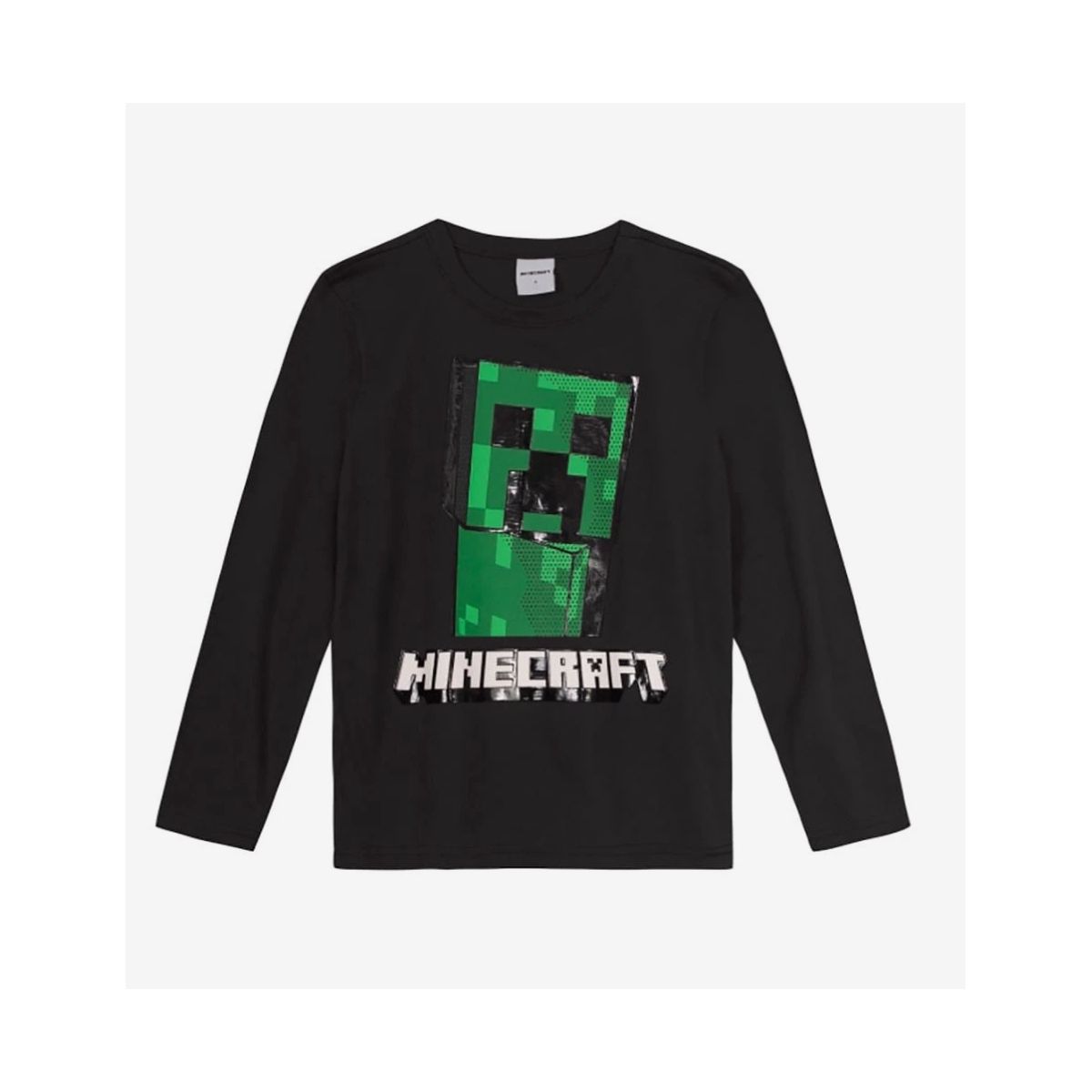 Camiseta Manga Longa Brandili 55827 Infantil Minec... - Fátima Modas