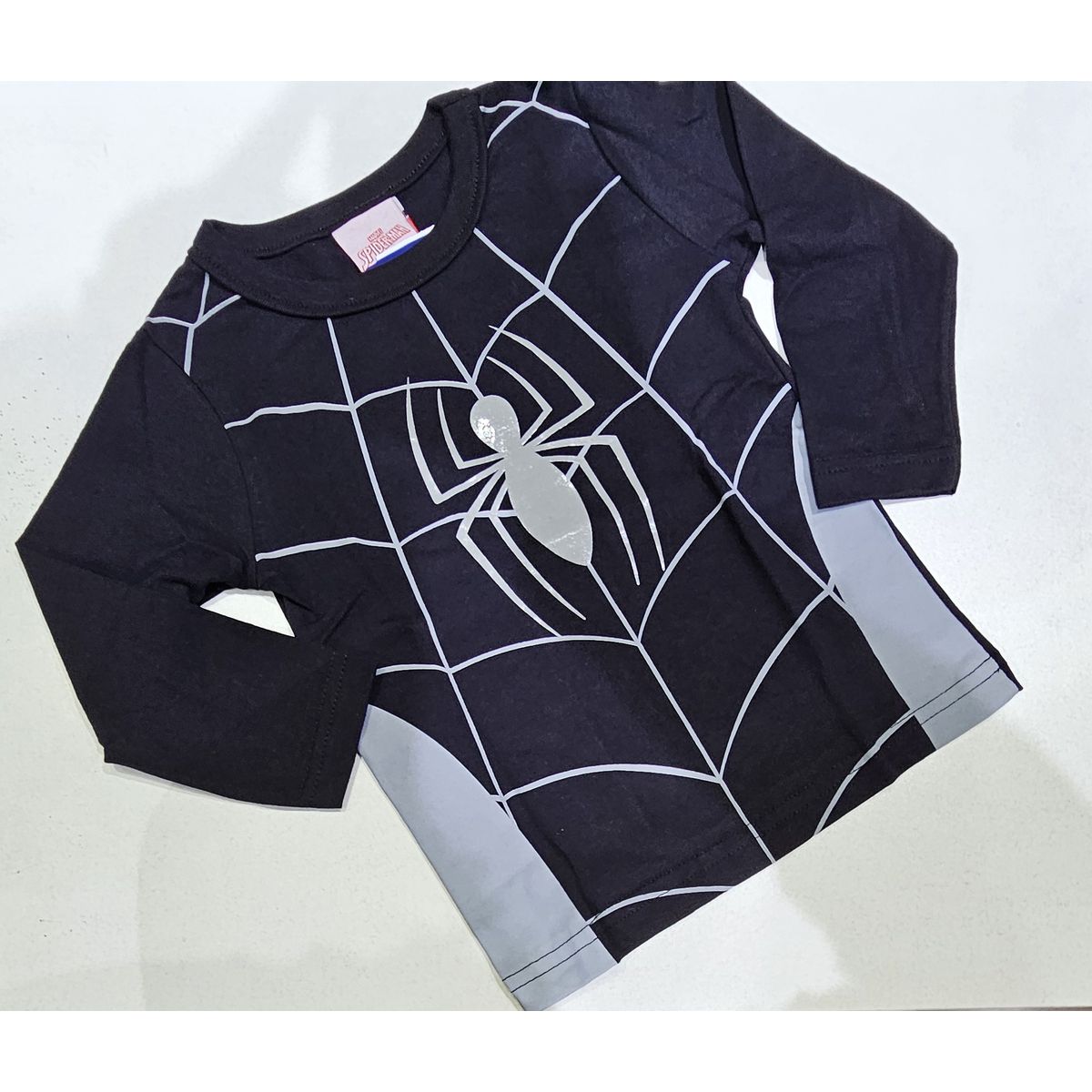 Camiseta infantil menino do Homem-Aranha em gel Br... - Fátima Modas