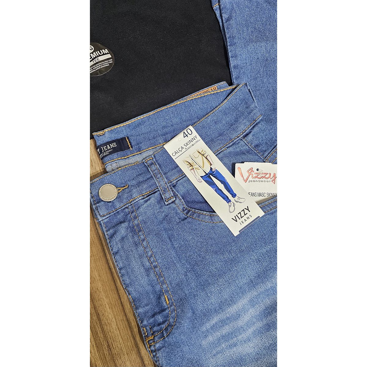 Calça Jeans Skinny Vizzy - Fátima Modas