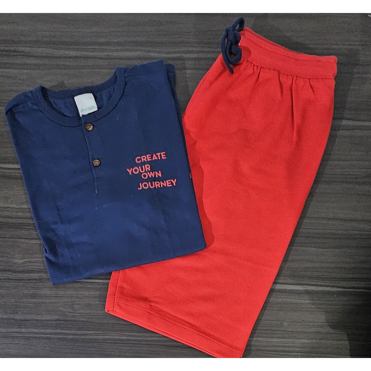 Conjunto Infatil Gola Careca - Fátima Modas