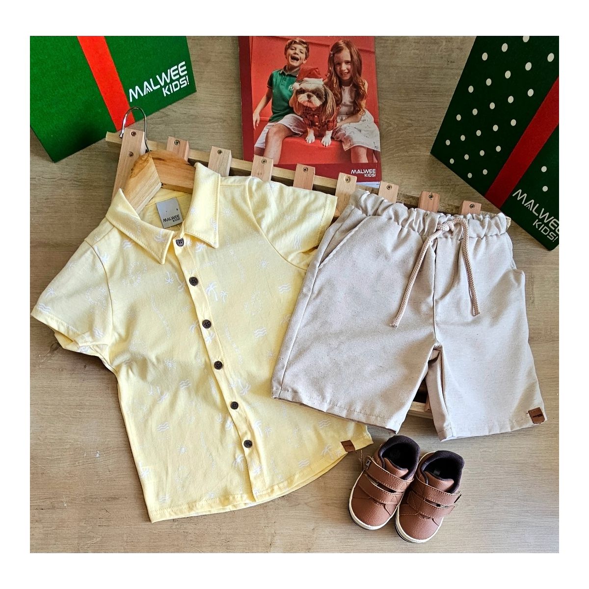 Conjunto Camisa Menino Malwee - Fátima Modas