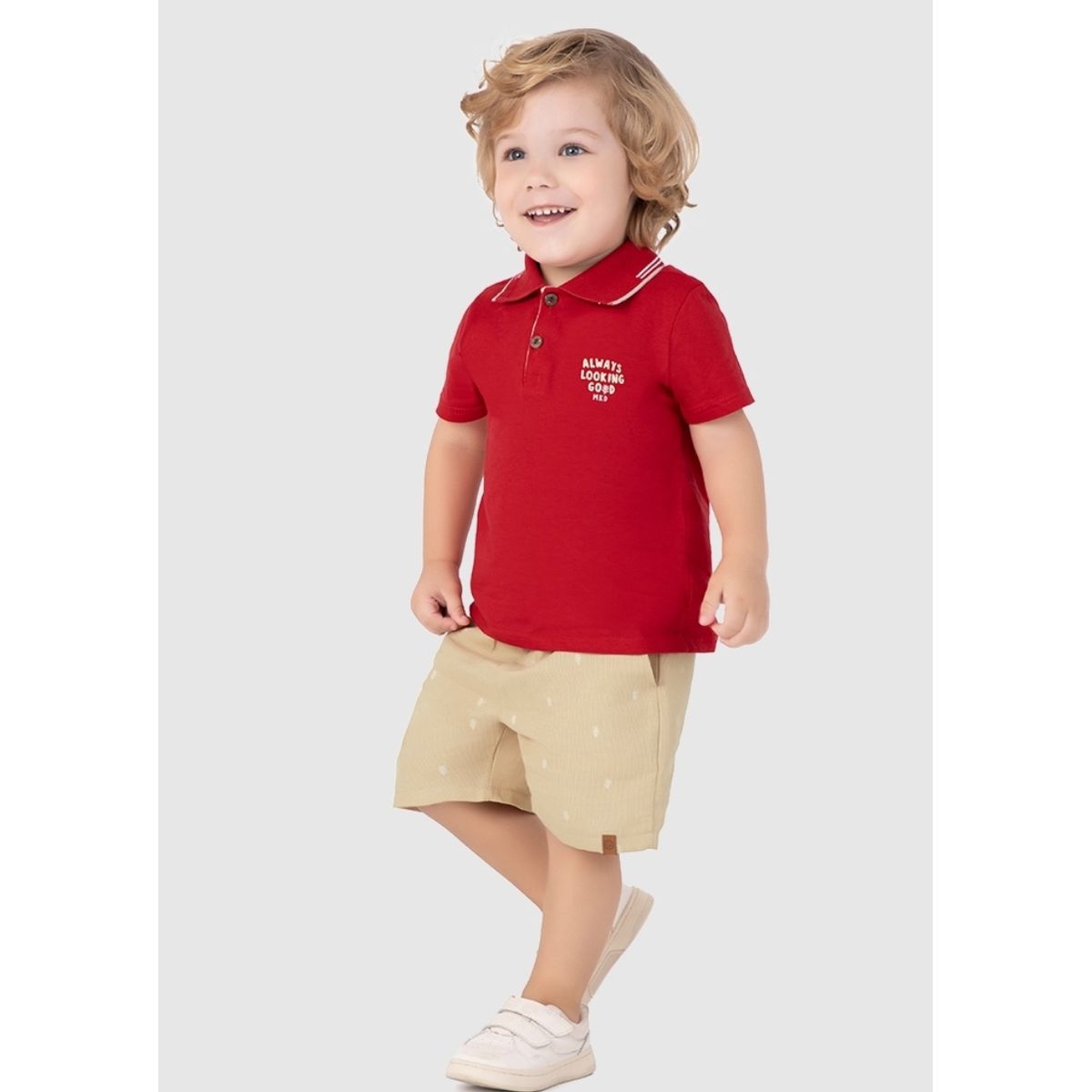 Conjunto Infantil Menino Always Looking Good Em Al... - Fátima Modas
