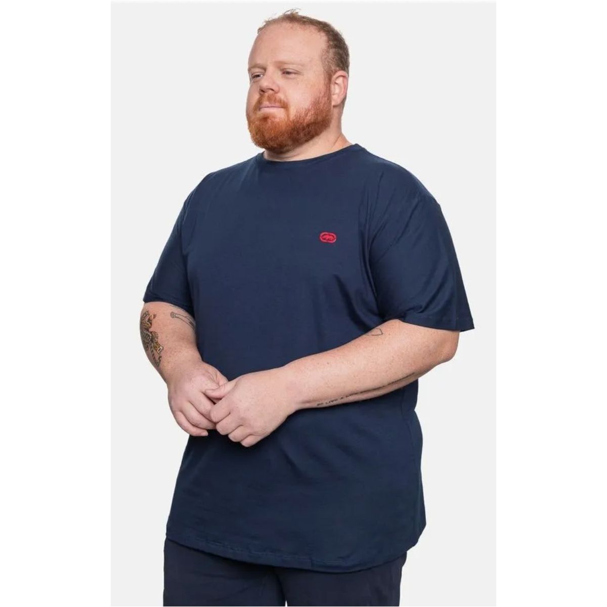 Camiseta Ecko Plus Marinho - Fátima Modas