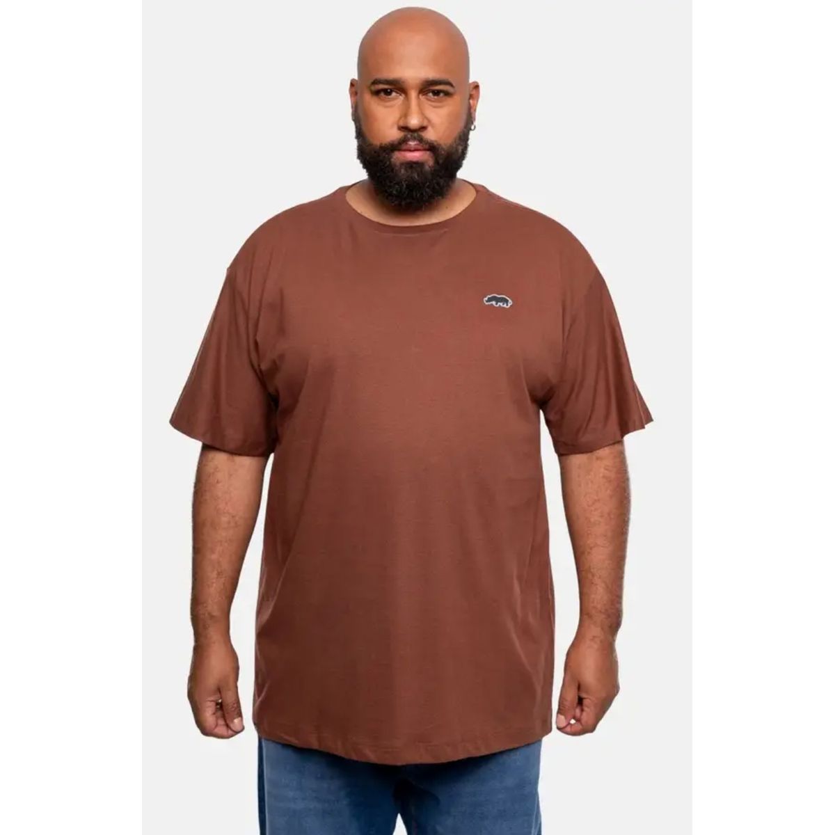 Camiseta Ecko Plus Marrom - Fátima Modas
