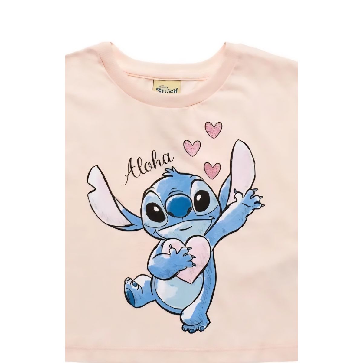 Blusa Infantil Stitch Rosa Fakini - Fátima Modas
