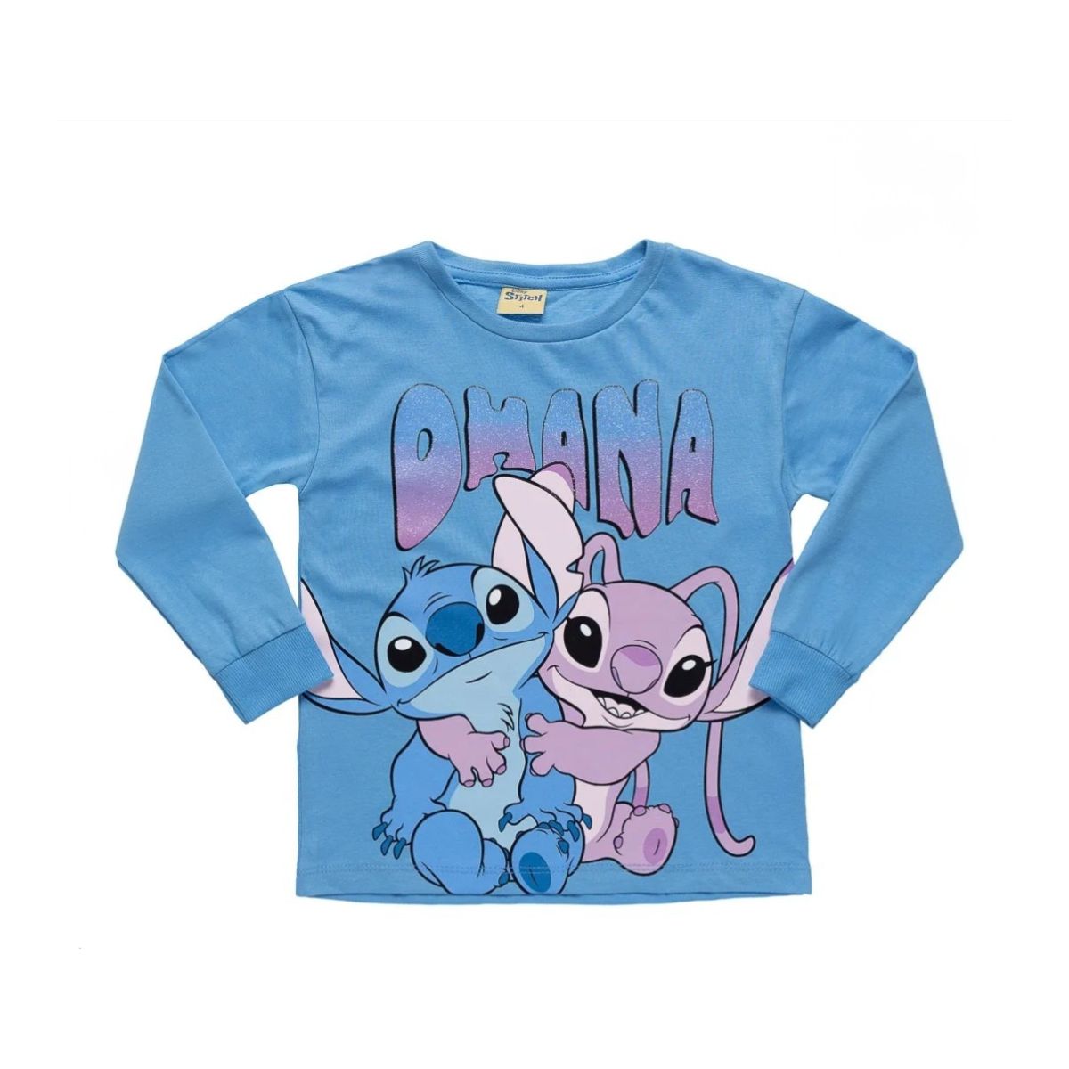 Blusa Infantil Stitch Azul Hortênsia Fakini - Fátima Modas