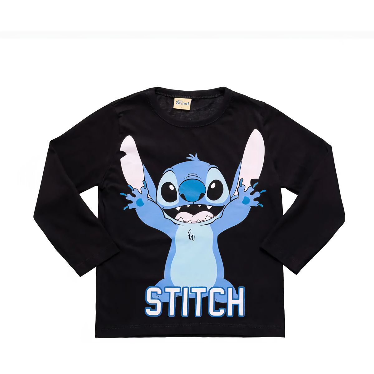 Blusa Infantil Stitch Preta Fakini - Fátima Modas