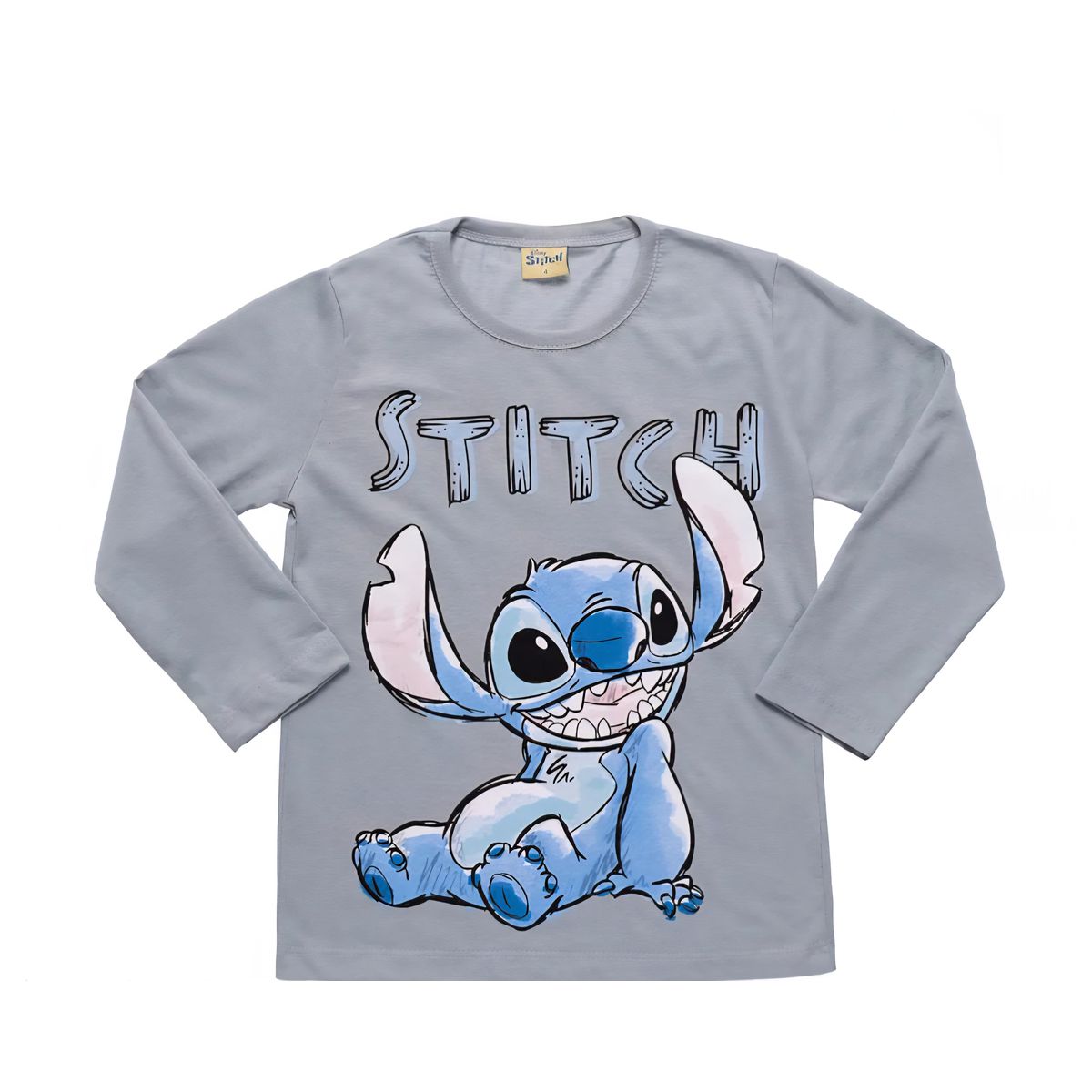 Blusa Infantil Stitch Grafite Fakini - Fátima Modas