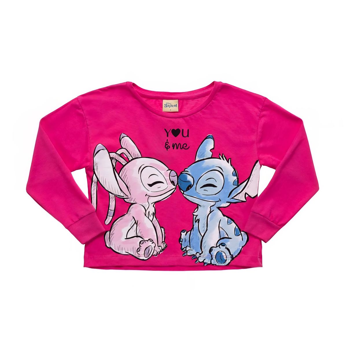 Blusa Infantil Stitch Pink Fakini - Fátima Modas