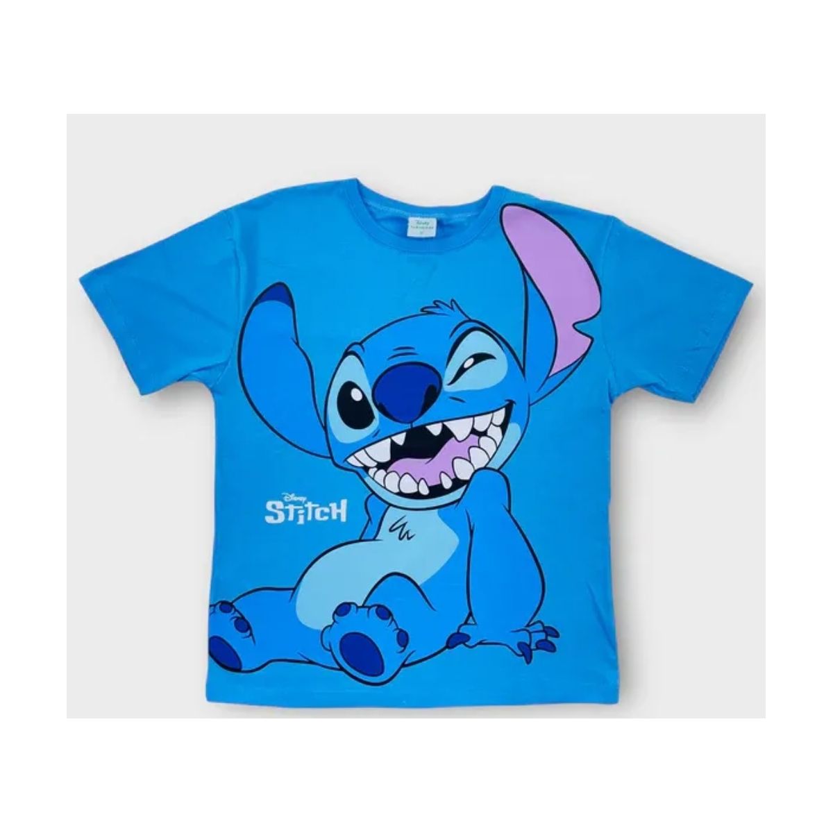 Camiseta Feminina Juvenil T-shirt Lilo & Stitch Az... - Fátima Modas