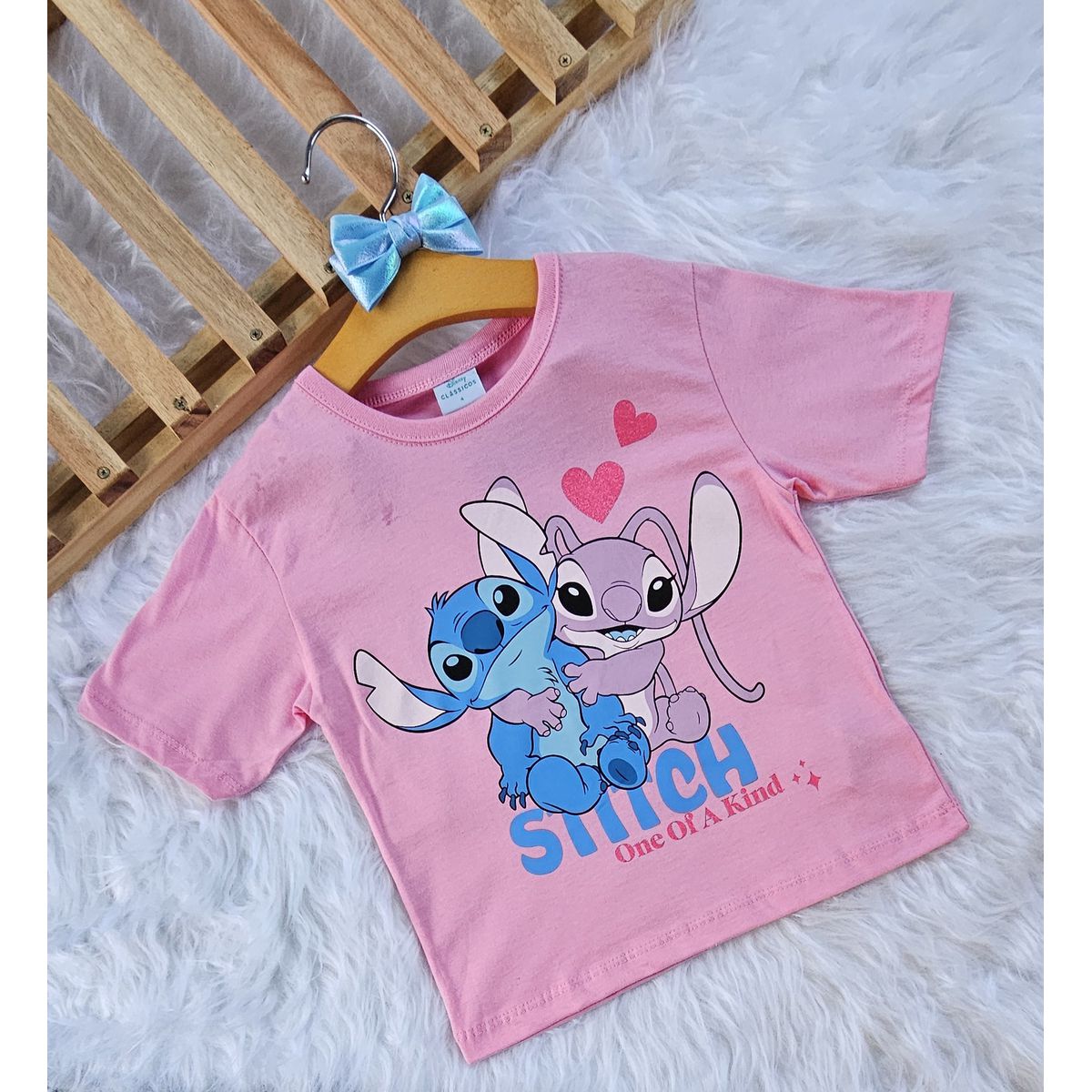 Blusa Feminina Infantil Lilo & Stitch - Fátima Modas