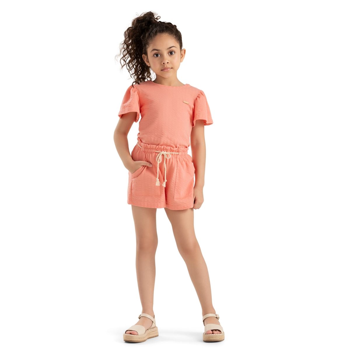 Conjunto Infantil Menina Texturizado Colorittá Lar... - Fátima Modas