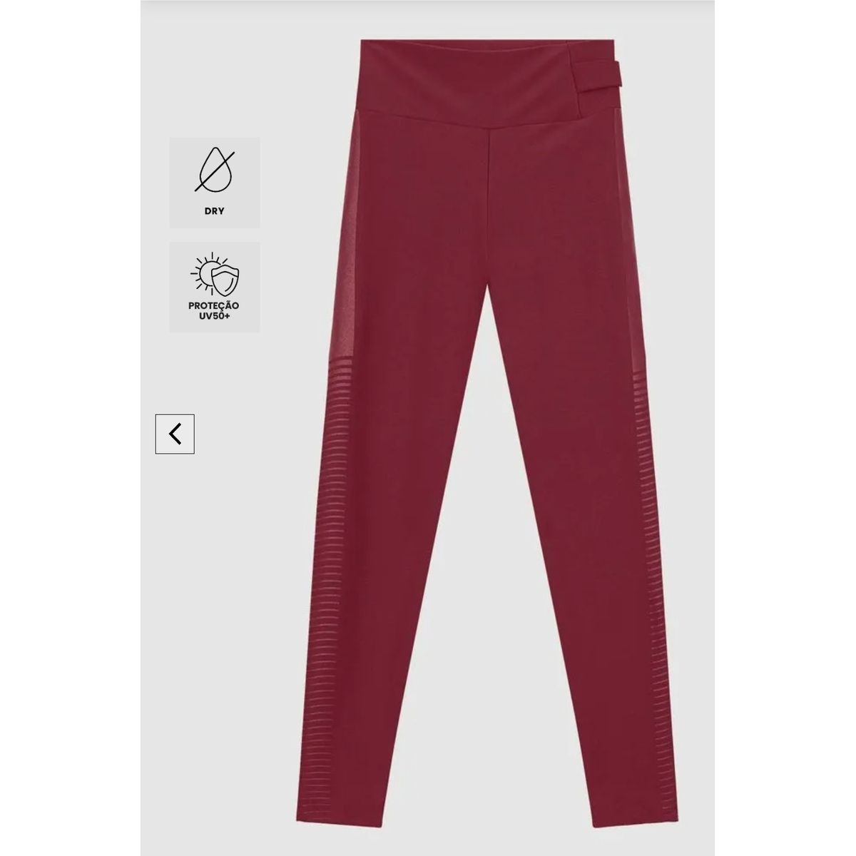 Calça Legging Feminina Elástico No Cós Em Malha Dr... - Fátima Modas