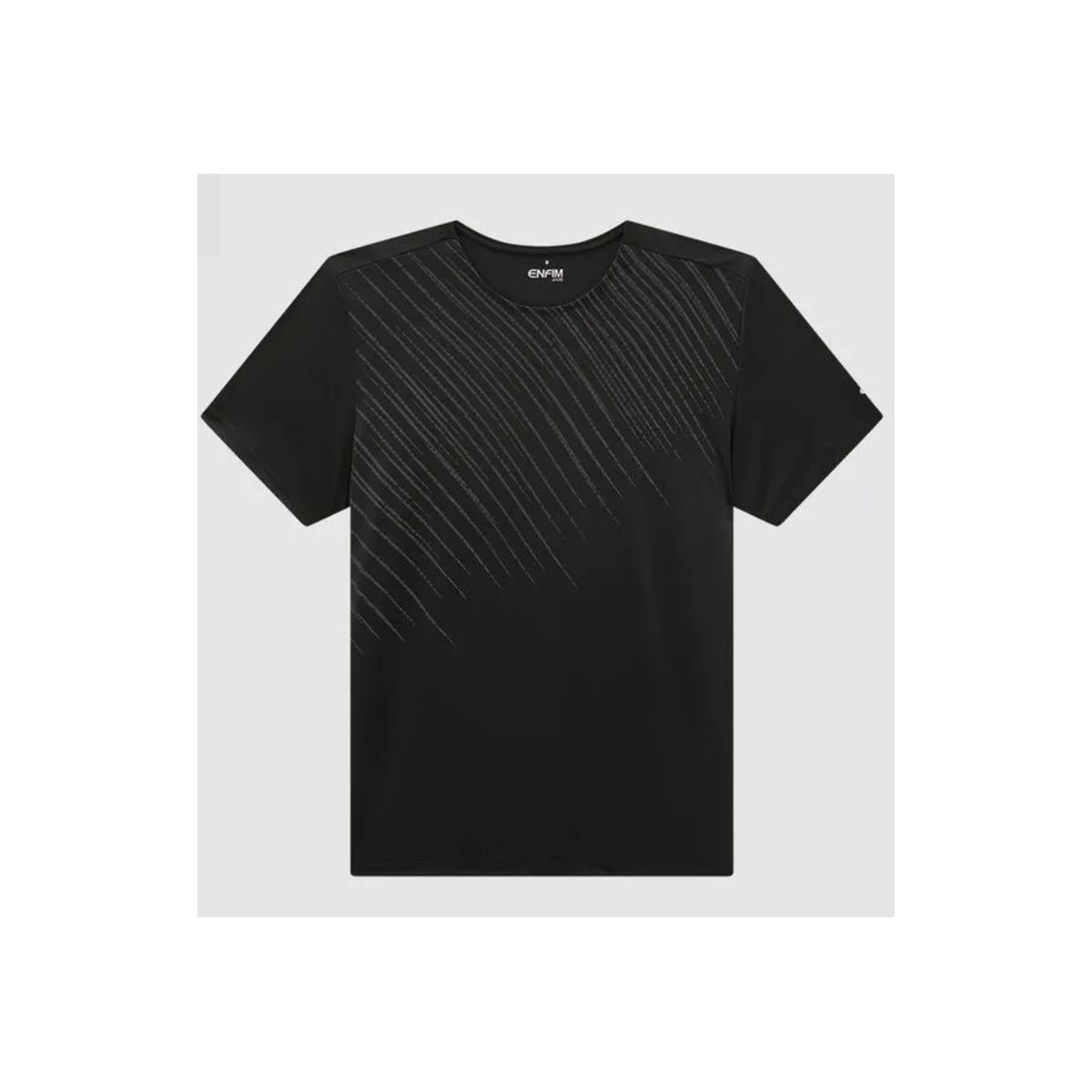 Camiseta Masculina Estampa Abstrata Em Malha Dry E... - Fátima Modas