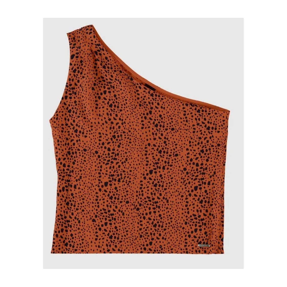 Blusa Feminina Animal Print Decote Ombro Só Em Vis... - Fátima Modas