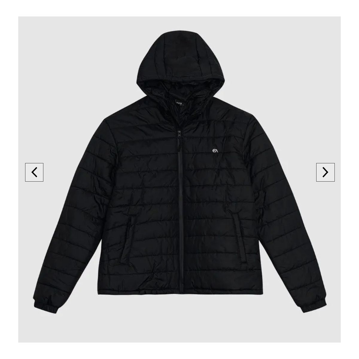 Jaqueta Puffer Masculina Com Capuz Em Tafetá - ENF... - Fátima Modas