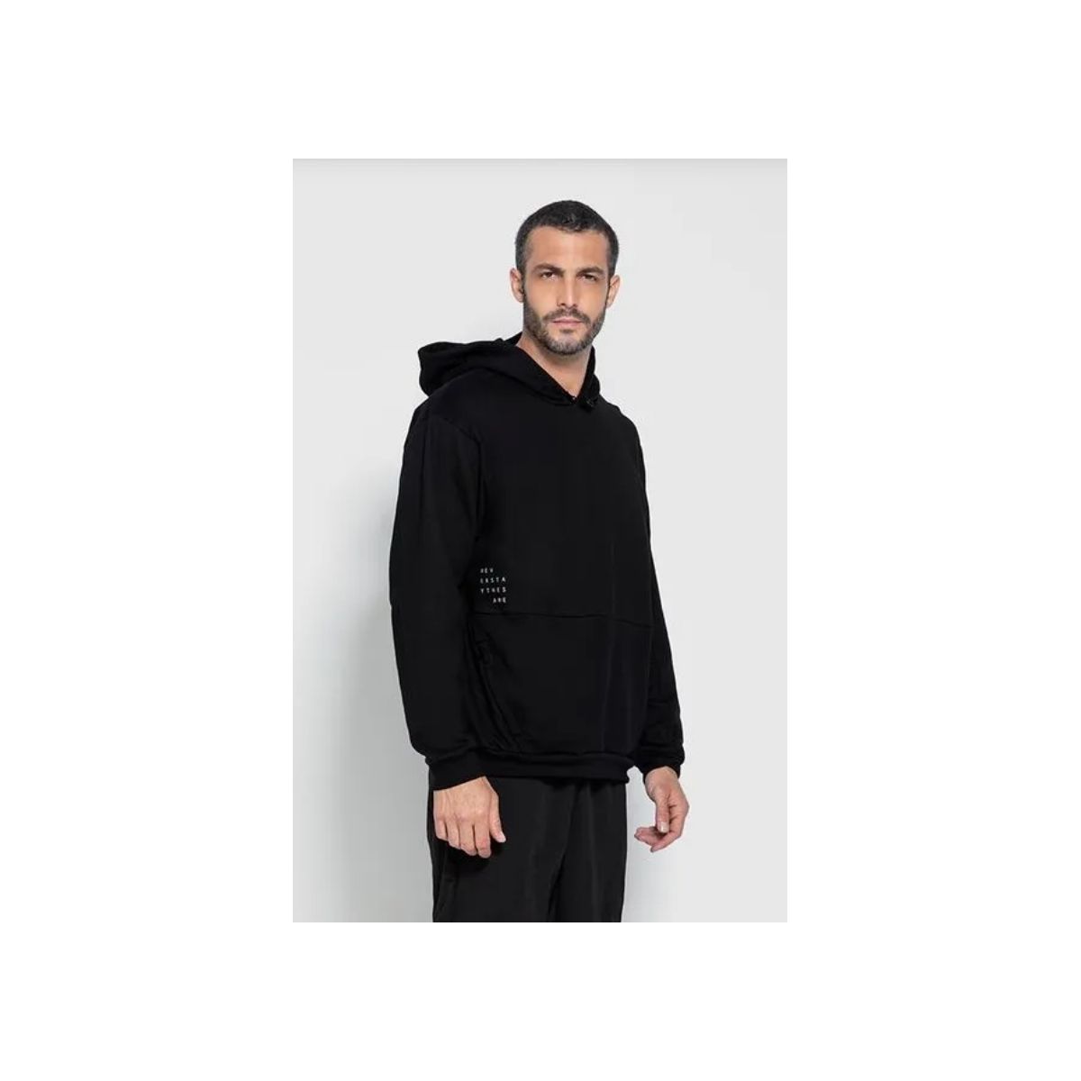 Blusão Box Masculino Estampa Lateral Moletom Flane... - Fátima Modas
