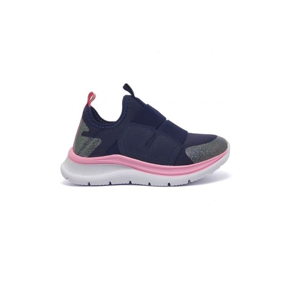 Tênis Infantil Menina Klin Walk Slip On Marinho e ... - Fátima Modas
