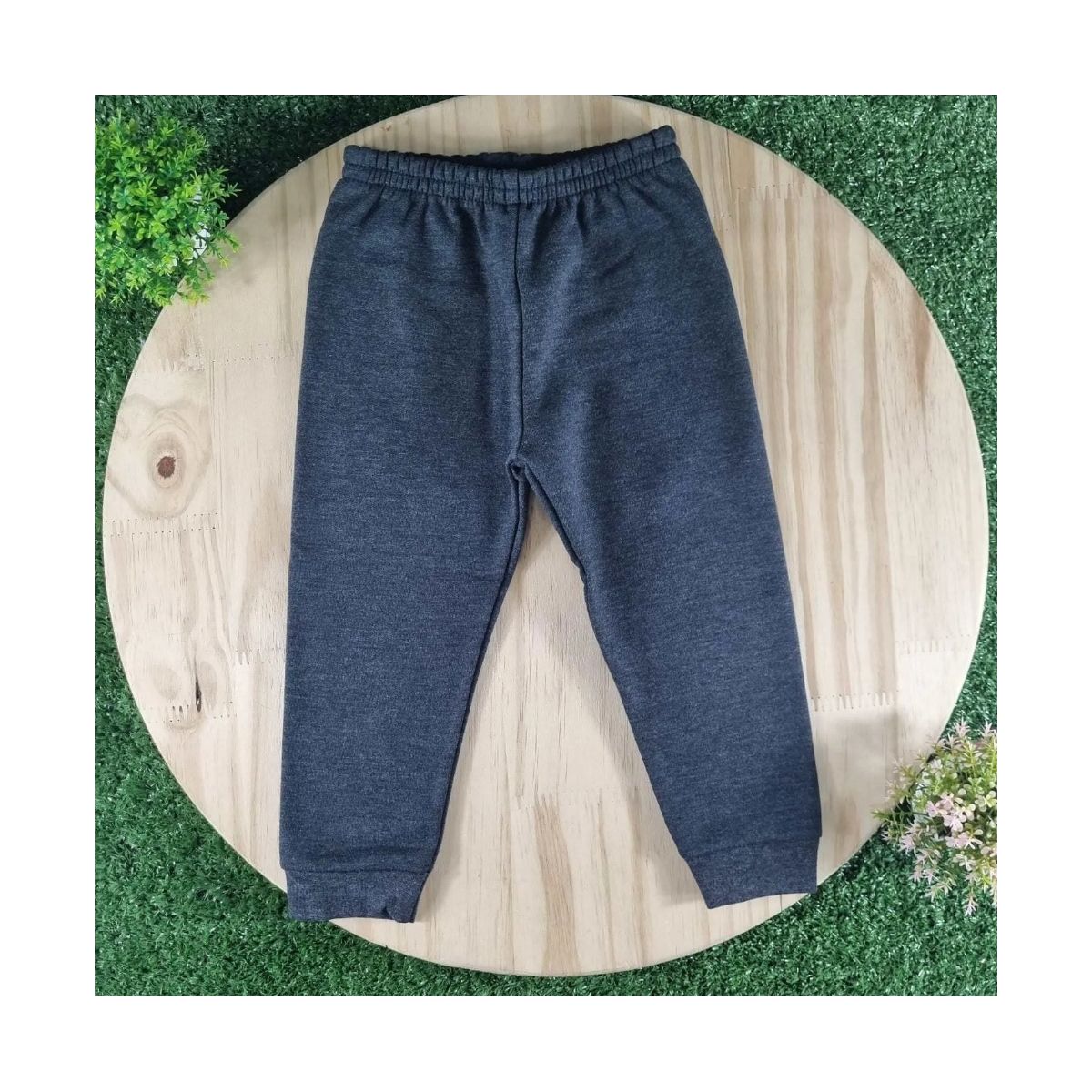 Calça Infantil Menina Jogger Em Moletom Stretch Fl... - Fátima Modas